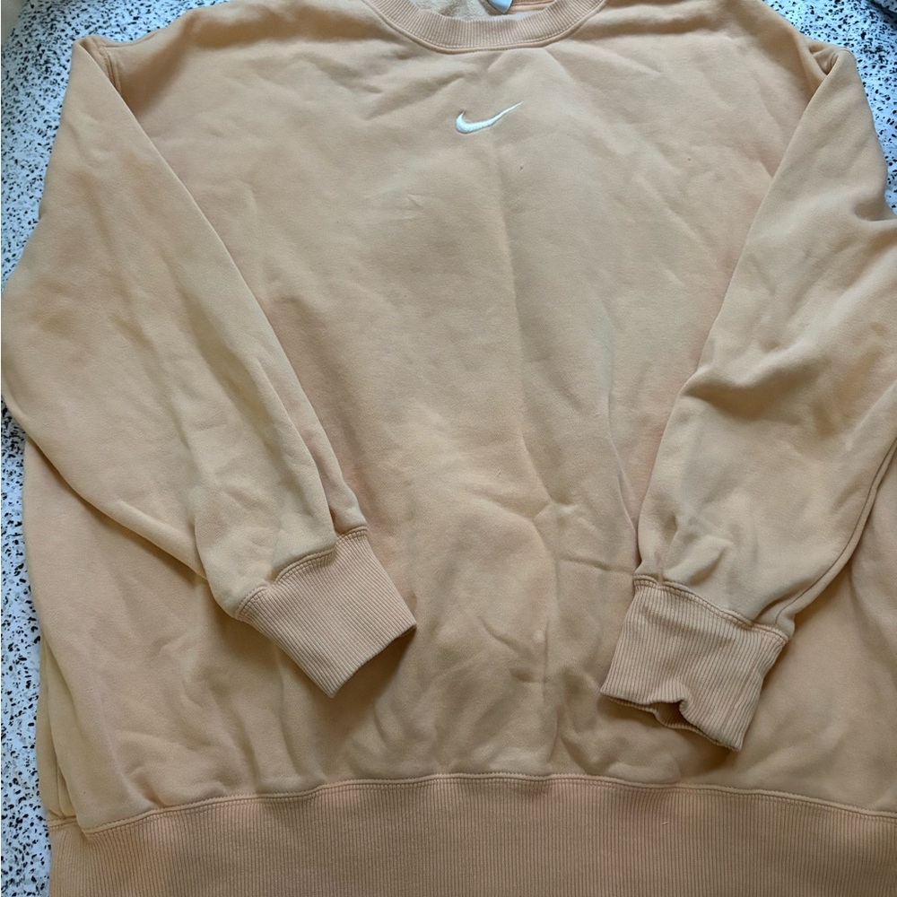 Nike Beige Crewneck Sweatshirt